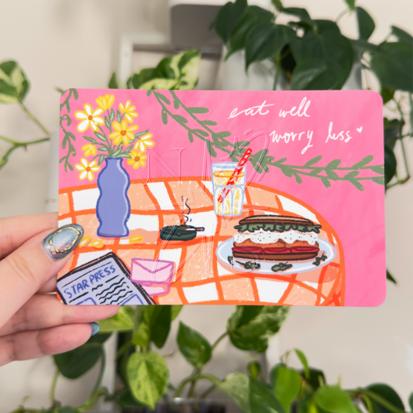 Snail Mail Recipe Art Card - APRIL 2026