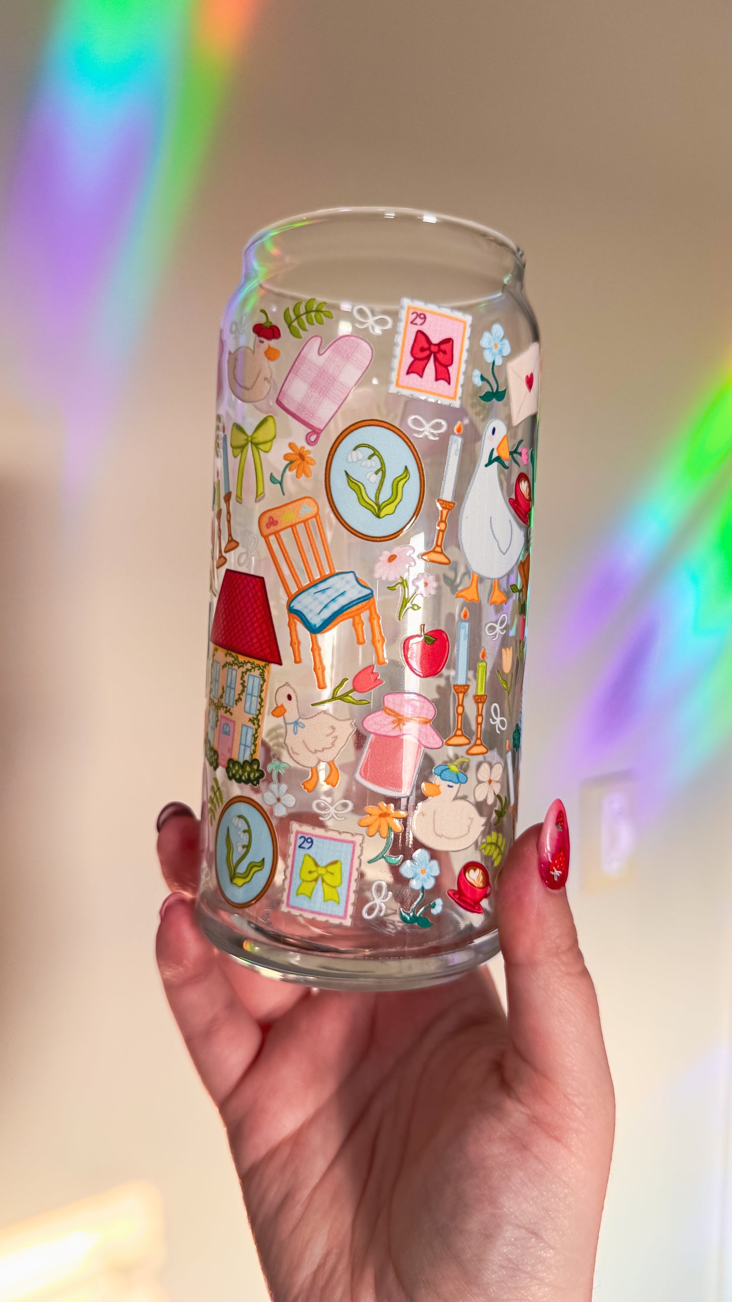 Home Sweet Home Glass Cup
