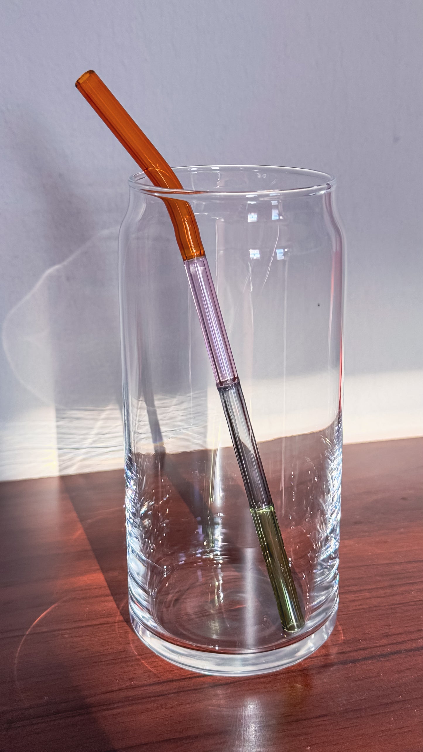 Patchwork Glass Straw