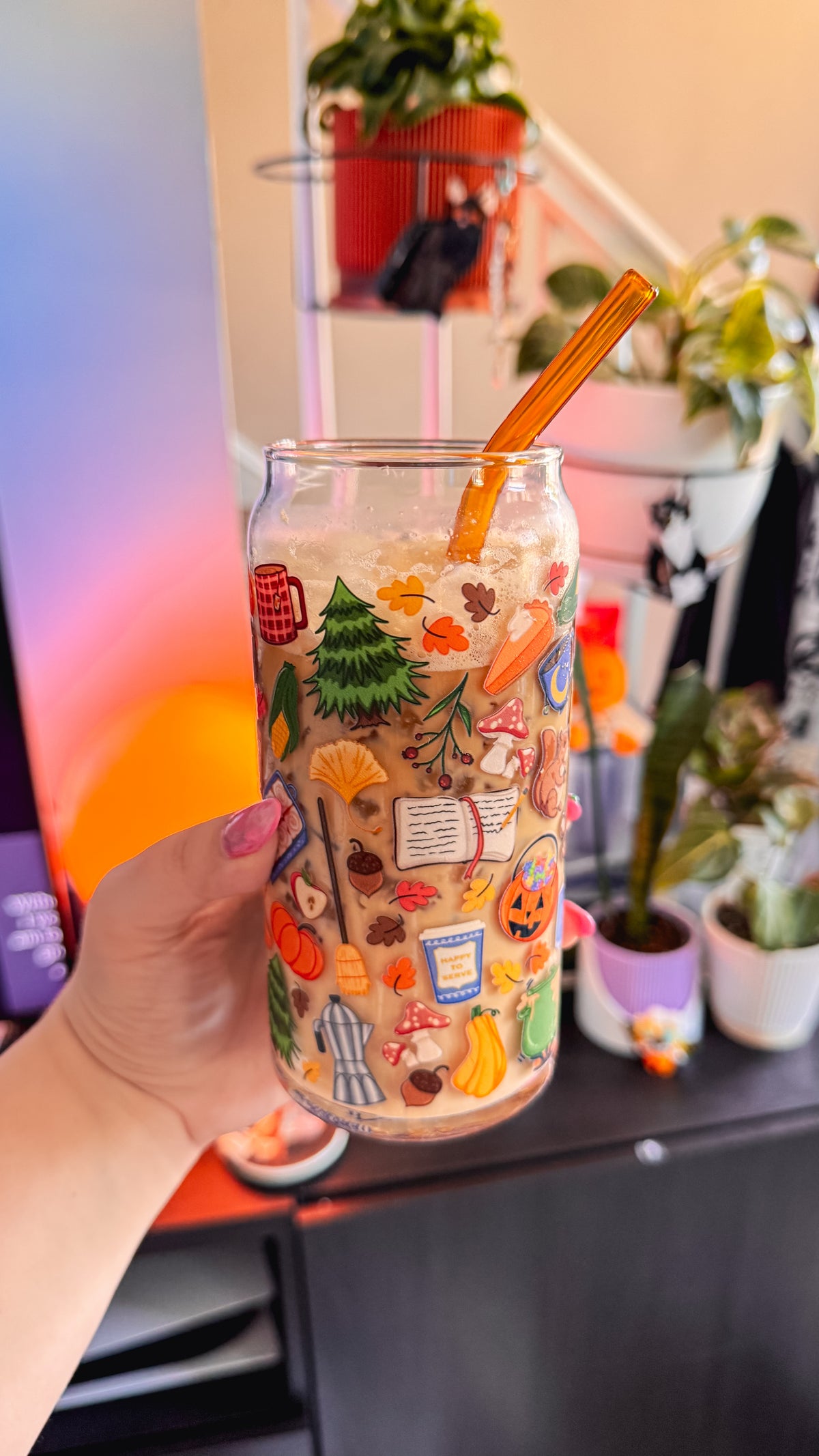 [PREORDER] Leaf Covered Driveway Glass Cup