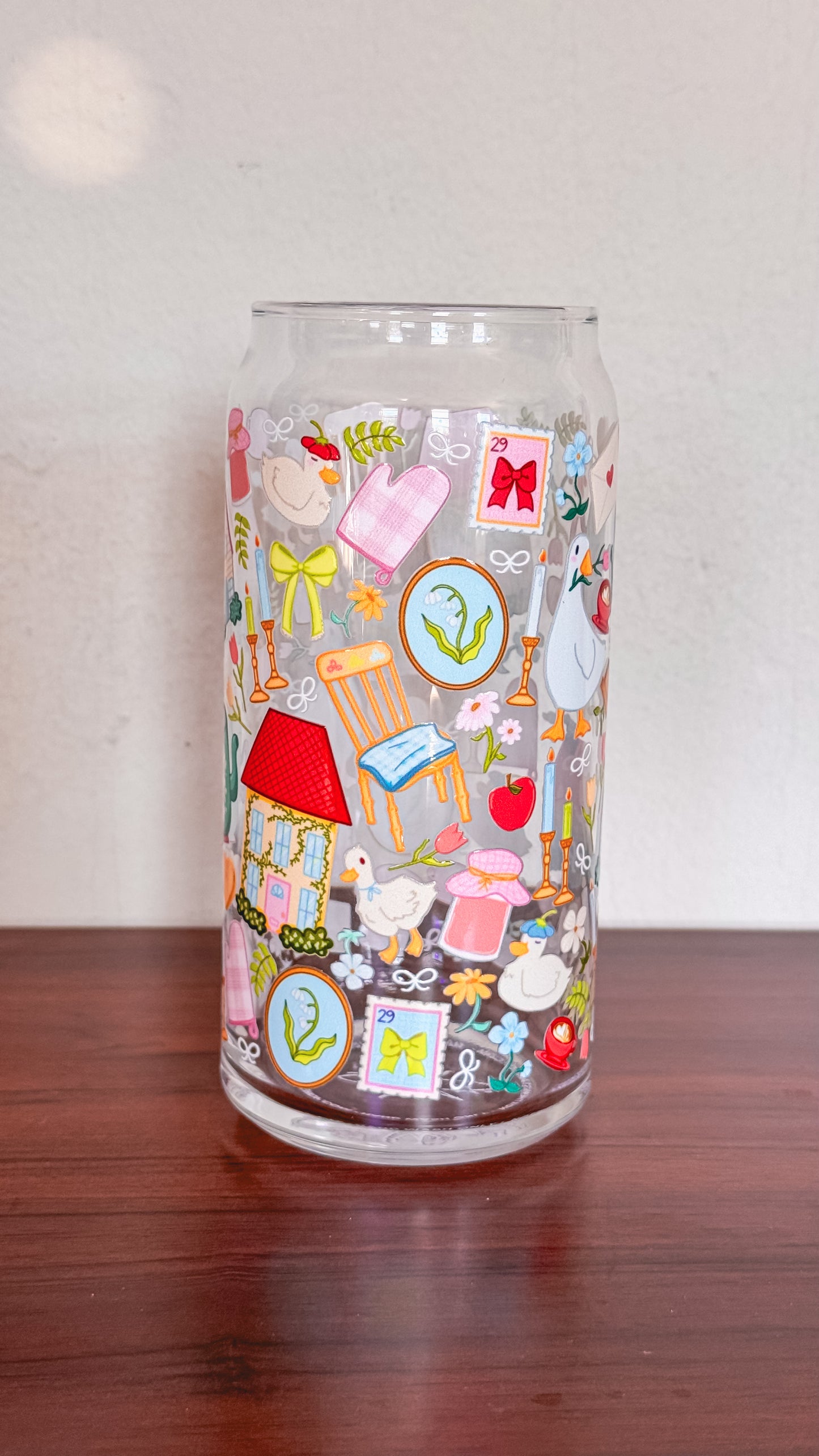 Home Sweet Home Glass Cup