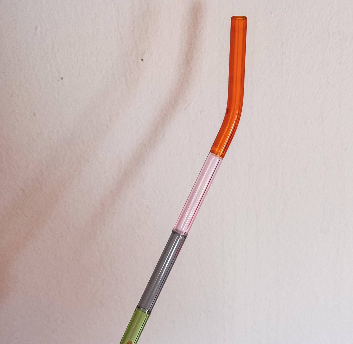 Patchwork Glass Straw