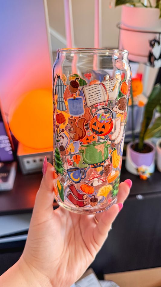 [PREORDER] Leaf Covered Driveway Glass Cup