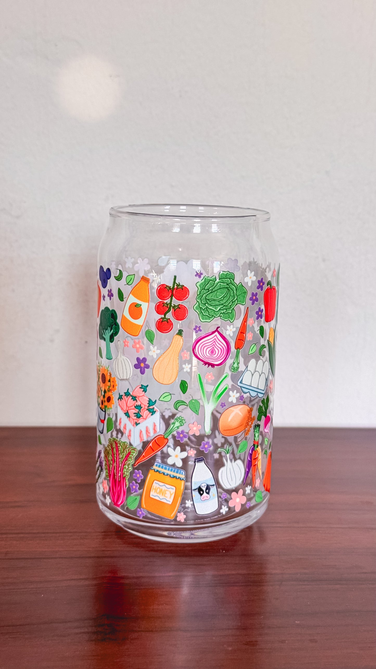 Farmer's Market Glass Cup