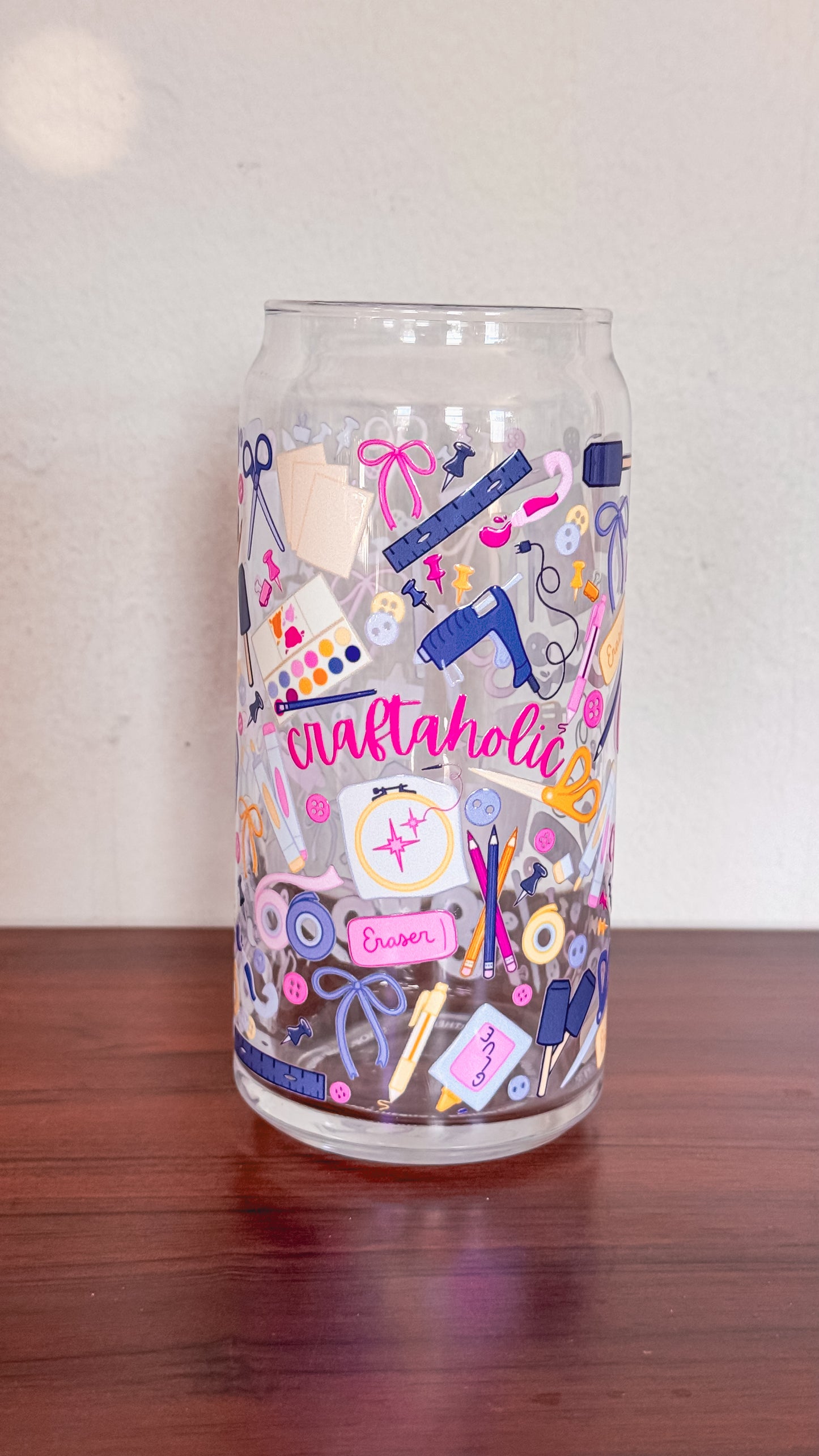 Craft-A-Holic Glass Cup