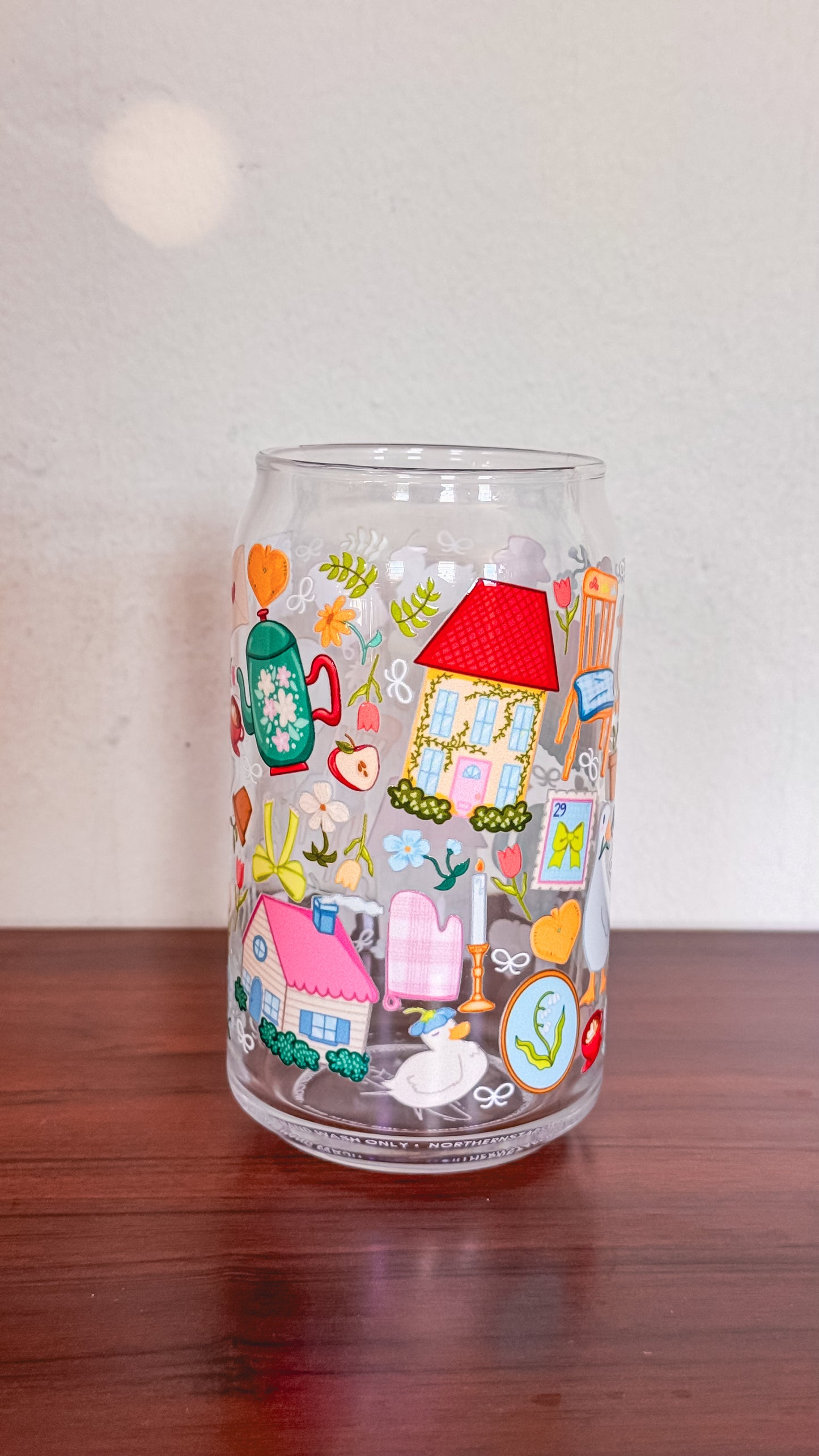Home Sweet Home Glass Cup
