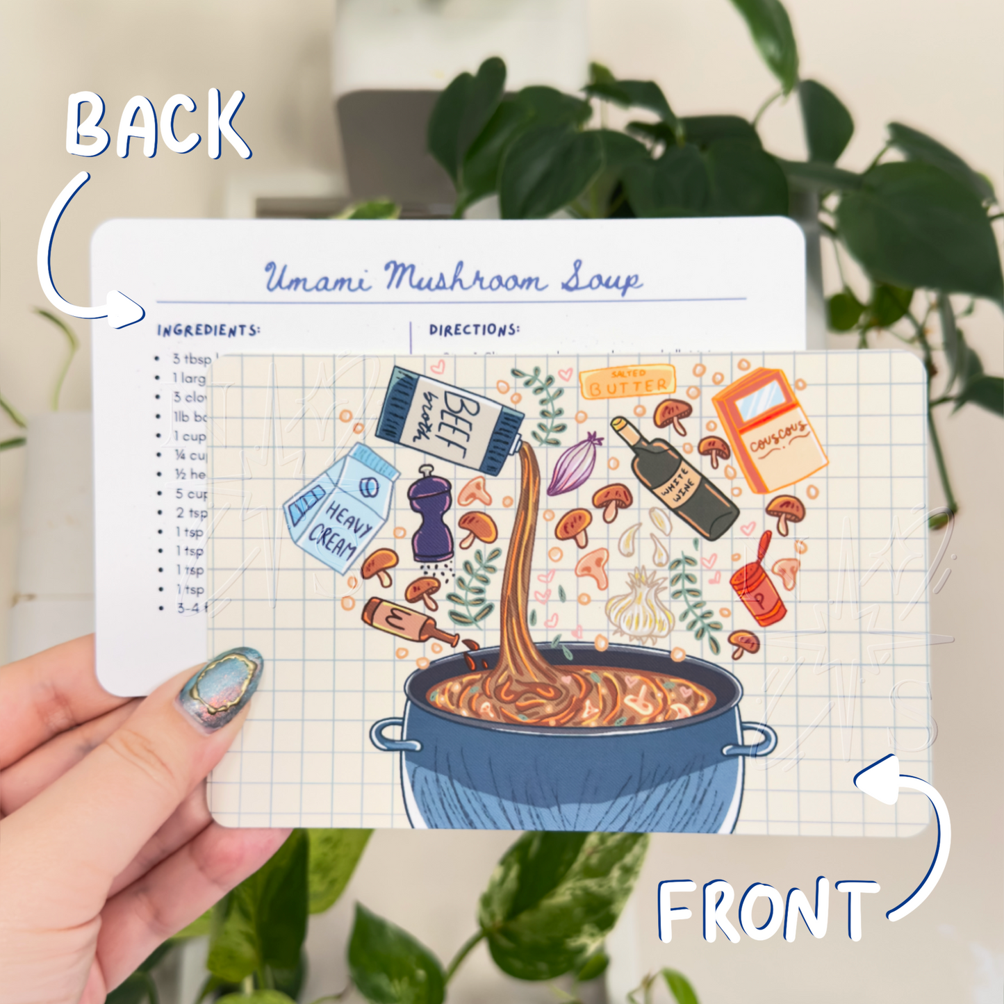 Snail Mail Recipe Art Card - MARCH 2026