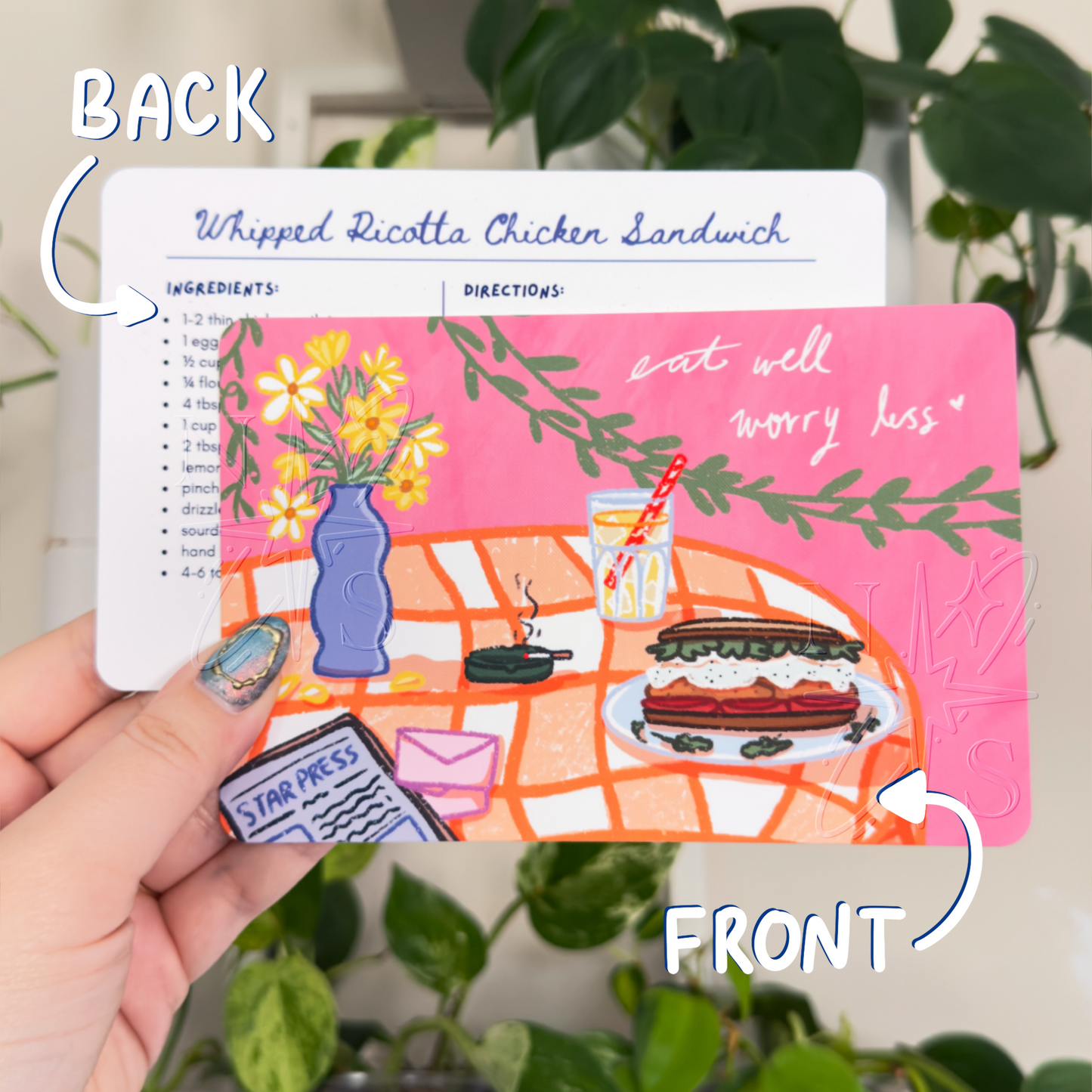 Snail Mail Recipe Art Card - APRIL 2026