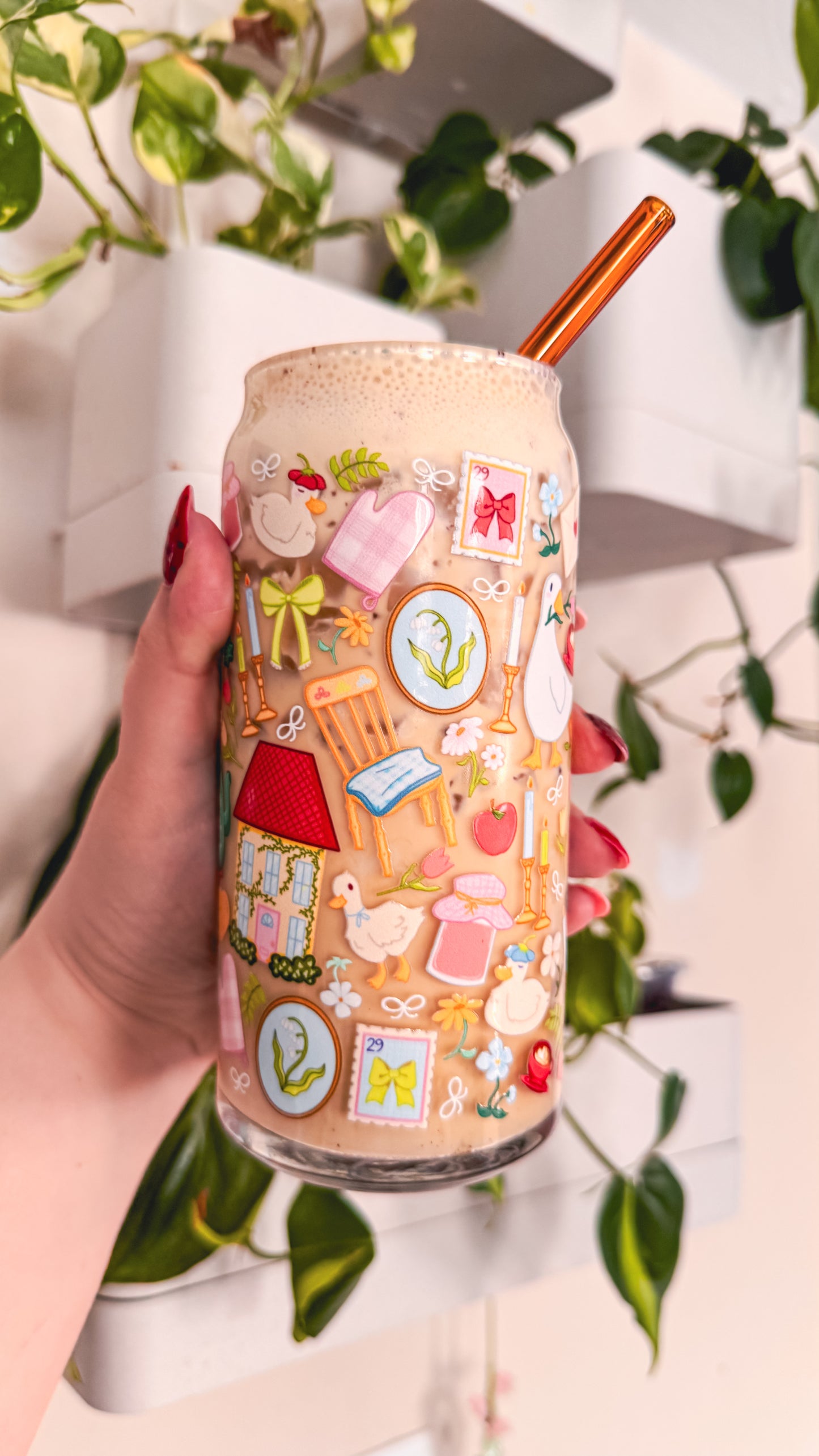Home Sweet Home Glass Cup