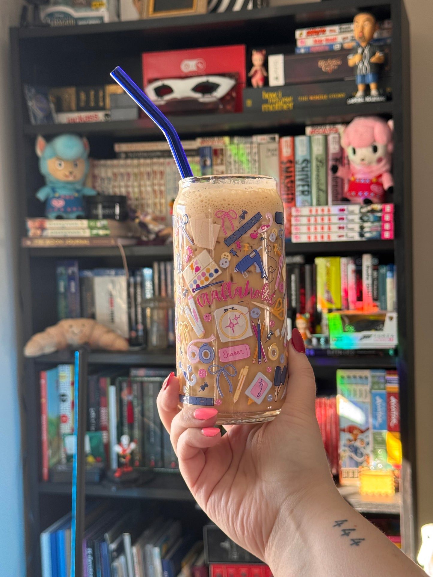 Craft-A-Holic Glass Cup