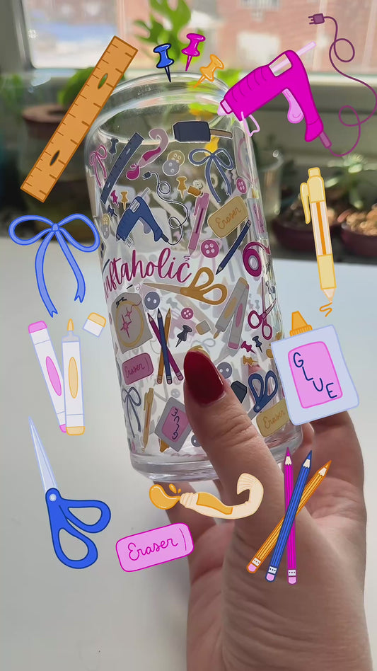 {PREORDER} Craft-A-Holic Glass Cup