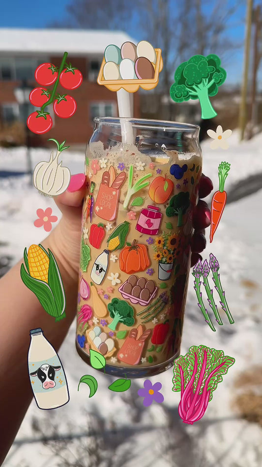 {PREORDER} Farmer's Market Glass Cup